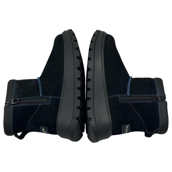 Koolaburra by UGG Koola Mini Hybrid Waterproof Black Suede Boots Womens 8 New - Picture 6 of 12